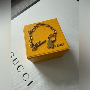 🐻 Teddy Bear bracelet gold new - never worn